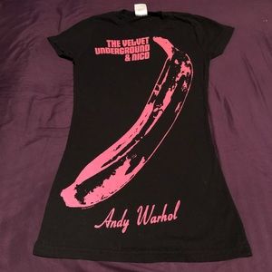 The Velvet Underground Black/pink t-shirt